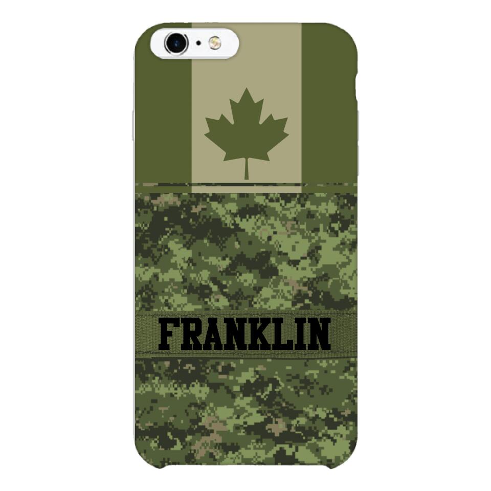 Personalized Canadian Camo Phone Case Printed 22MAR-DT07