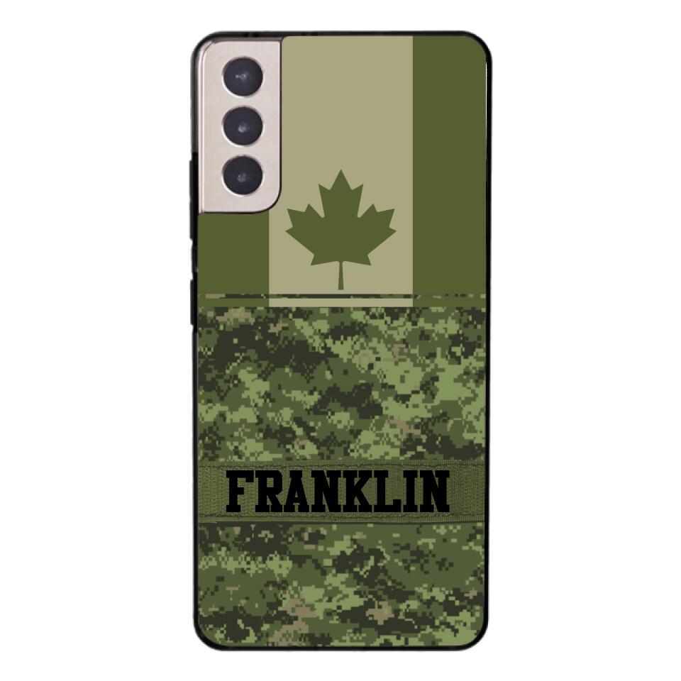 Personalized Canadian Camo Phone Case Printed 22MAR-DT07