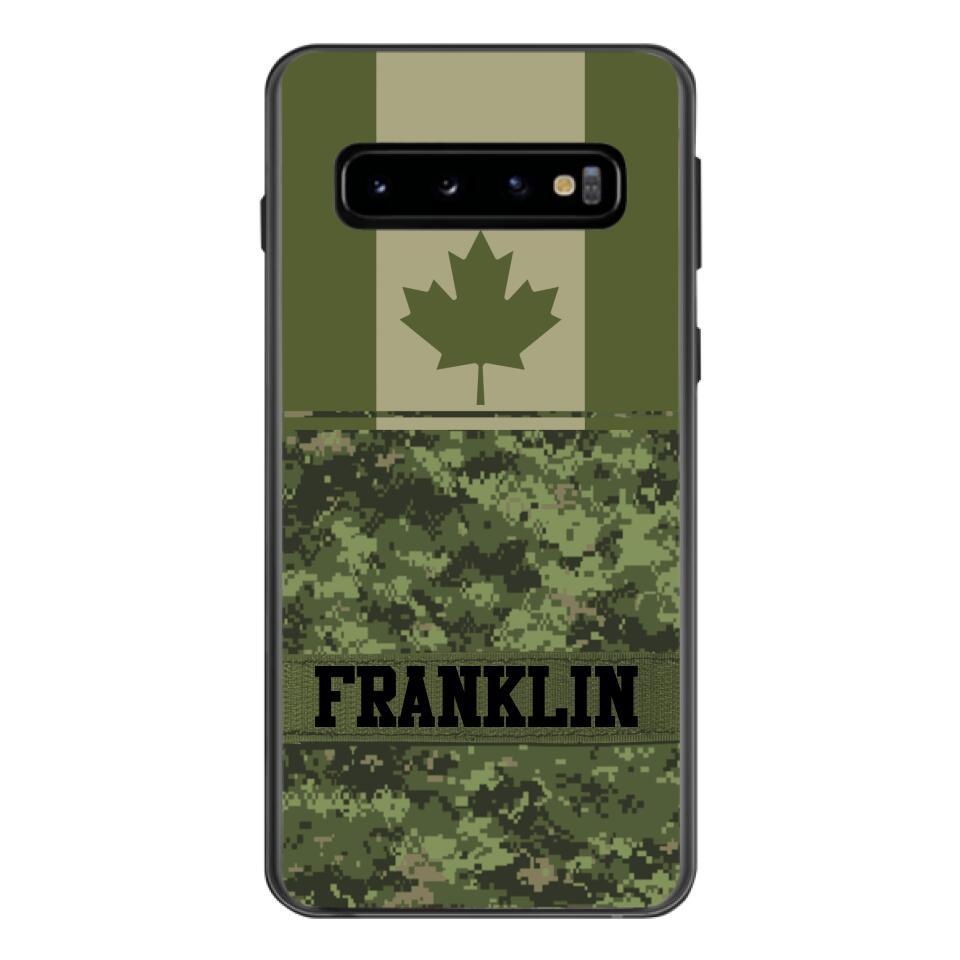 Personalized Canadian Camo Phone Case Printed 22MAR-DT07