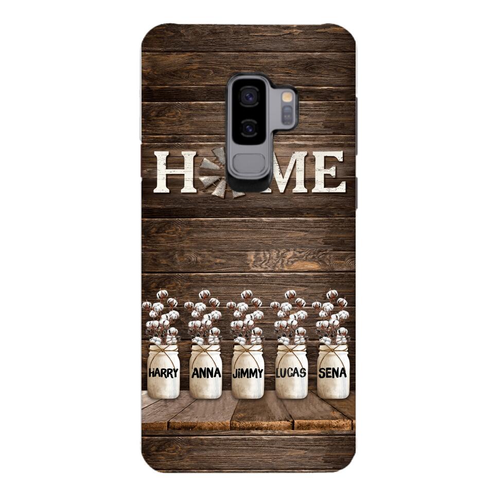 PERSONALIZED HOME MEMBER NAME PHONECASE VHVQ0703