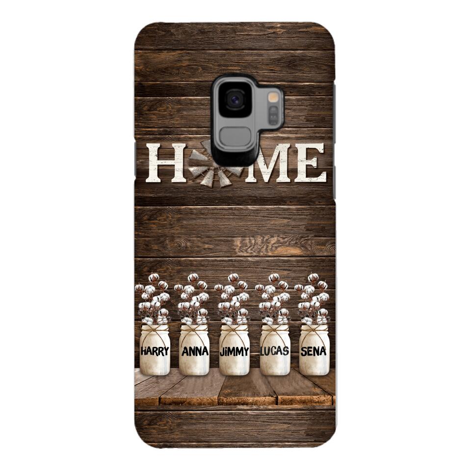 PERSONALIZED HOME MEMBER NAME PHONECASE VHVQ0703