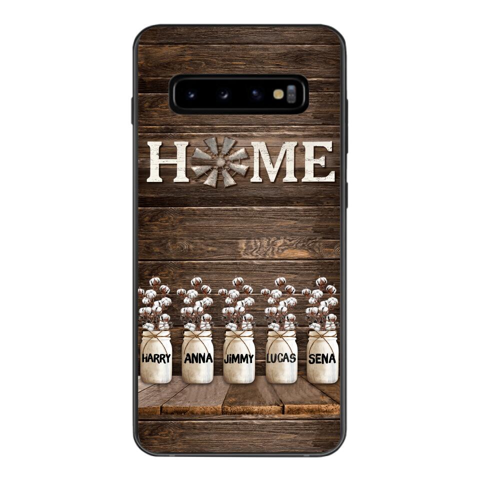 PERSONALIZED HOME MEMBER NAME PHONECASE VHVQ0703