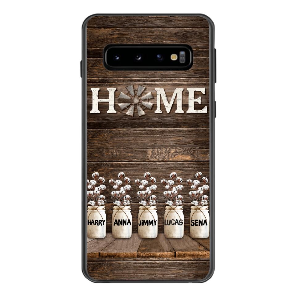 PERSONALIZED HOME MEMBER NAME PHONECASE VHVQ0703