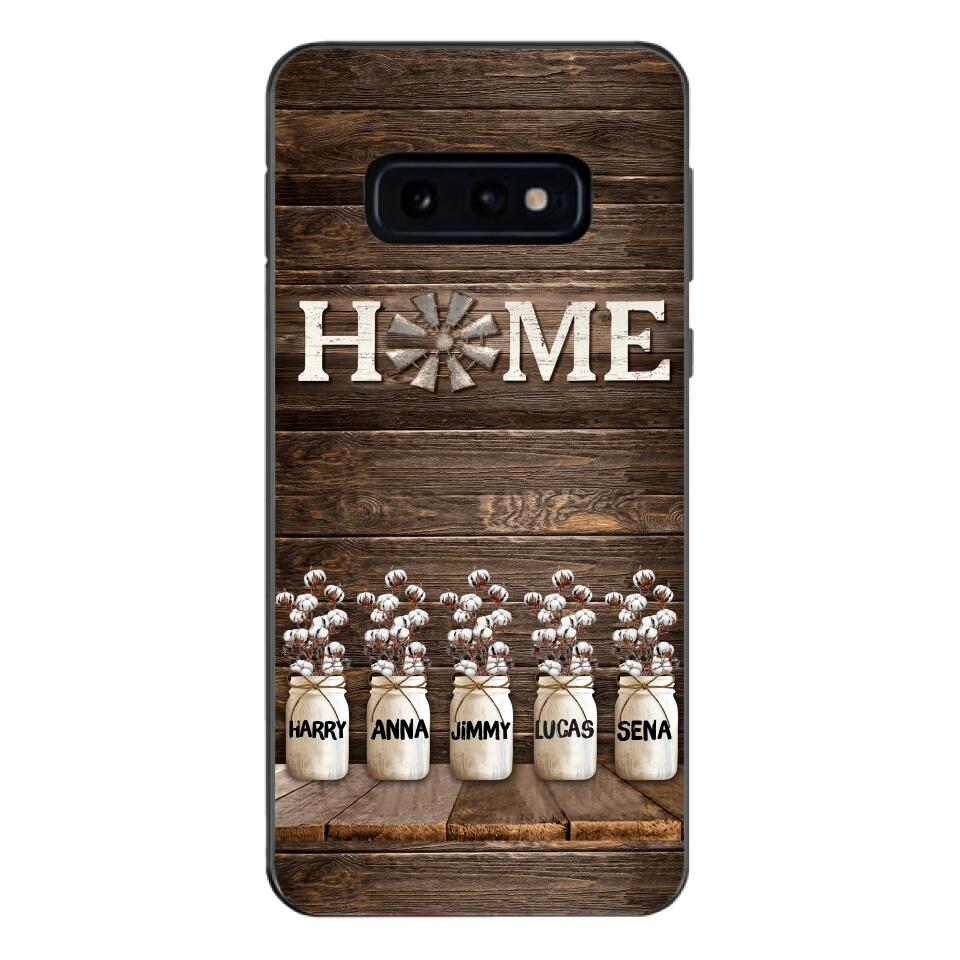 PERSONALIZED HOME MEMBER NAME PHONECASE VHVQ0703