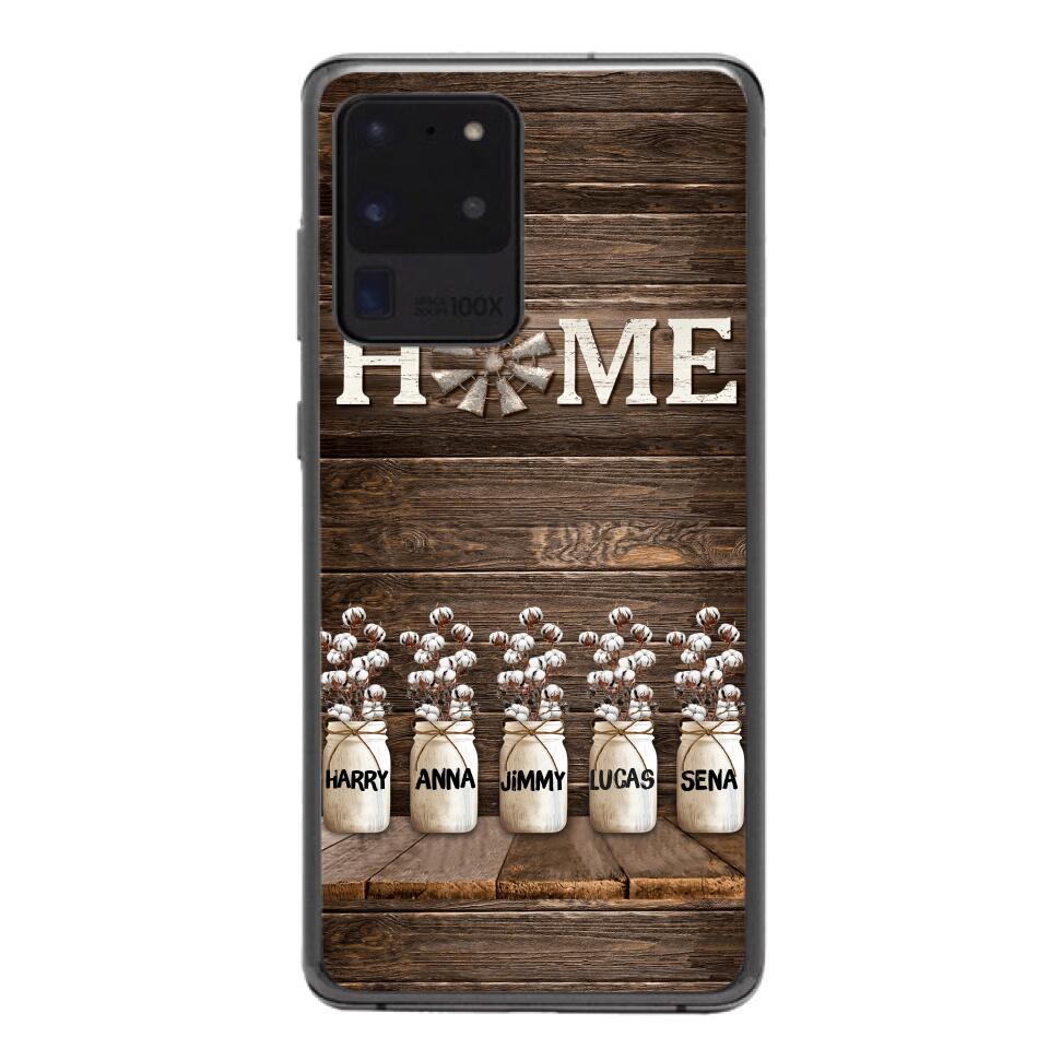 PERSONALIZED HOME MEMBER NAME PHONECASE VHVQ0703
