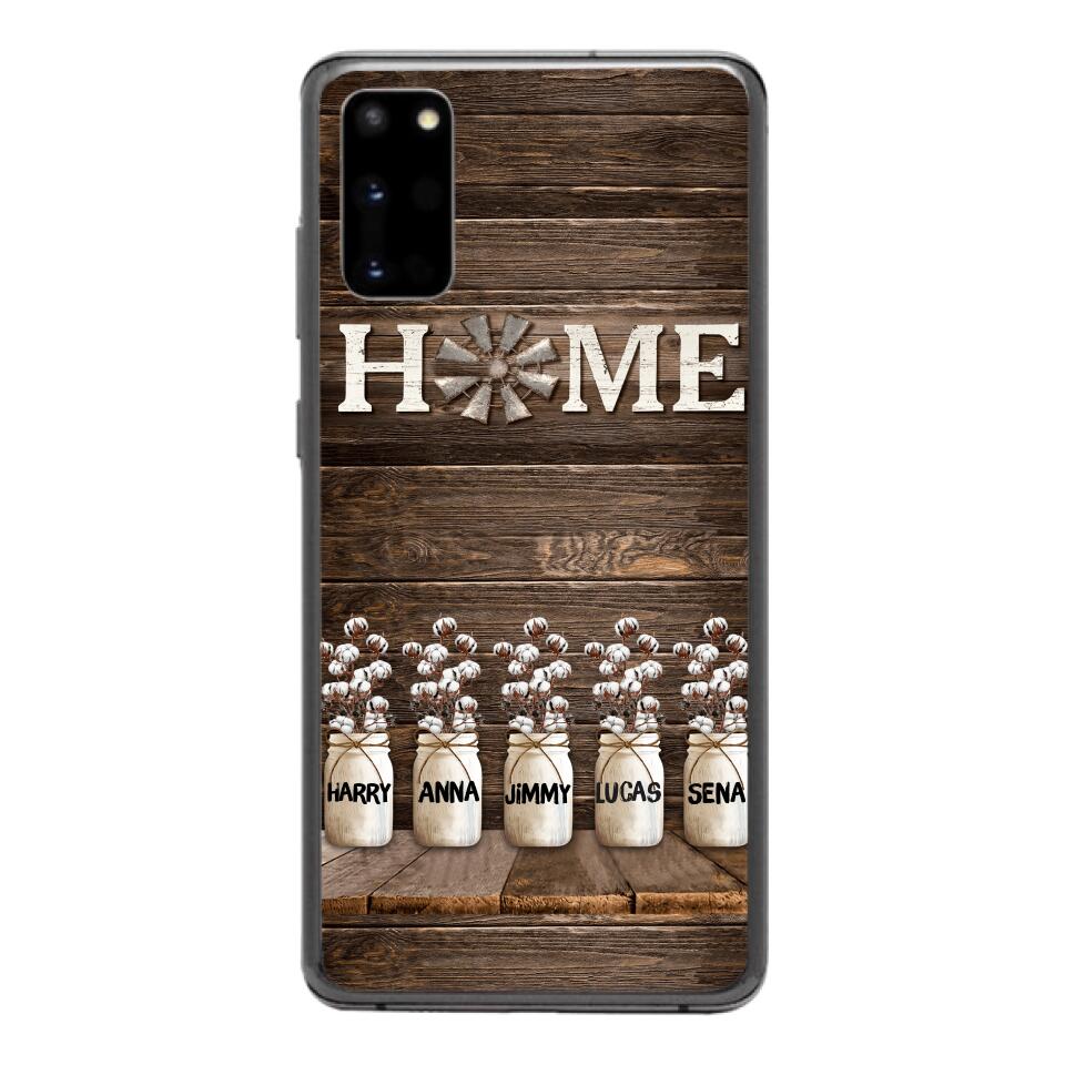 PERSONALIZED HOME MEMBER NAME PHONECASE VHVQ0703