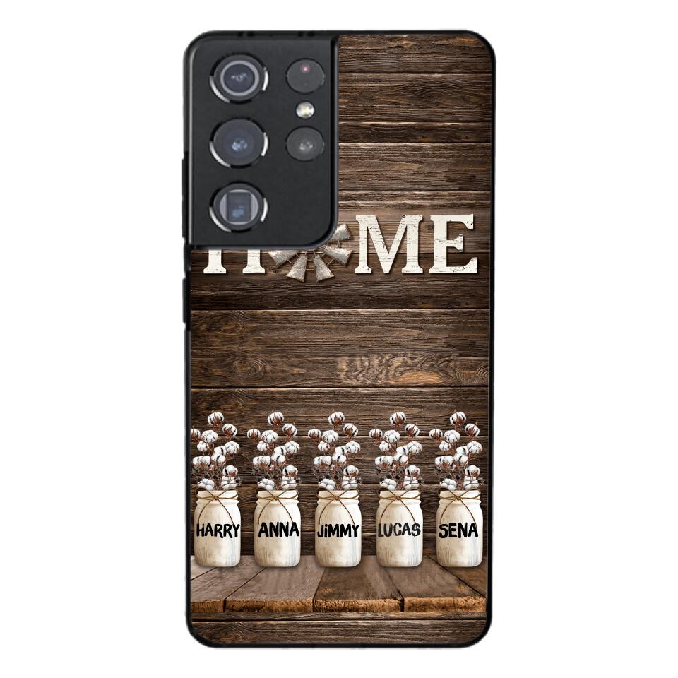PERSONALIZED HOME MEMBER NAME PHONECASE VHVQ0703