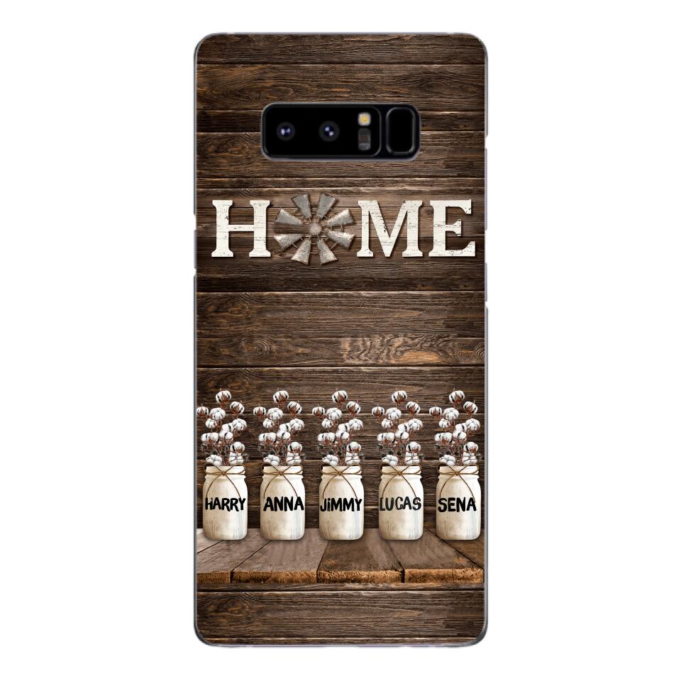 PERSONALIZED HOME MEMBER NAME PHONECASE VHVQ0703