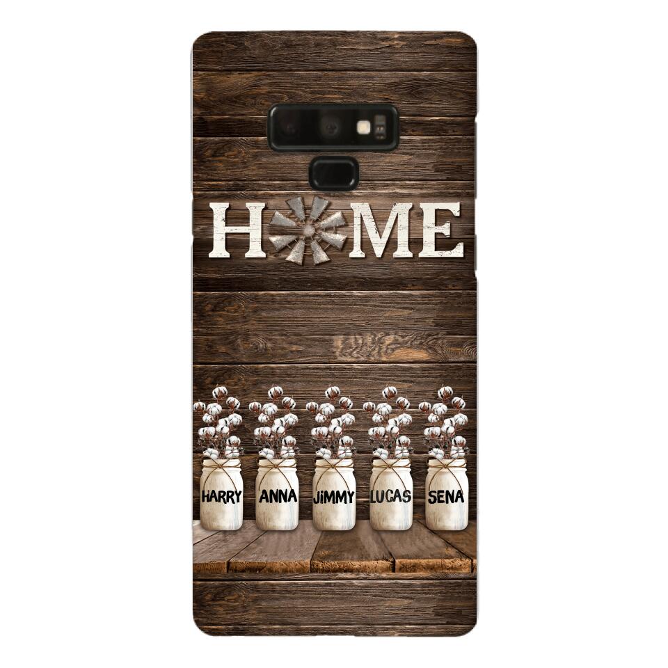 PERSONALIZED HOME MEMBER NAME PHONECASE VHVQ0703