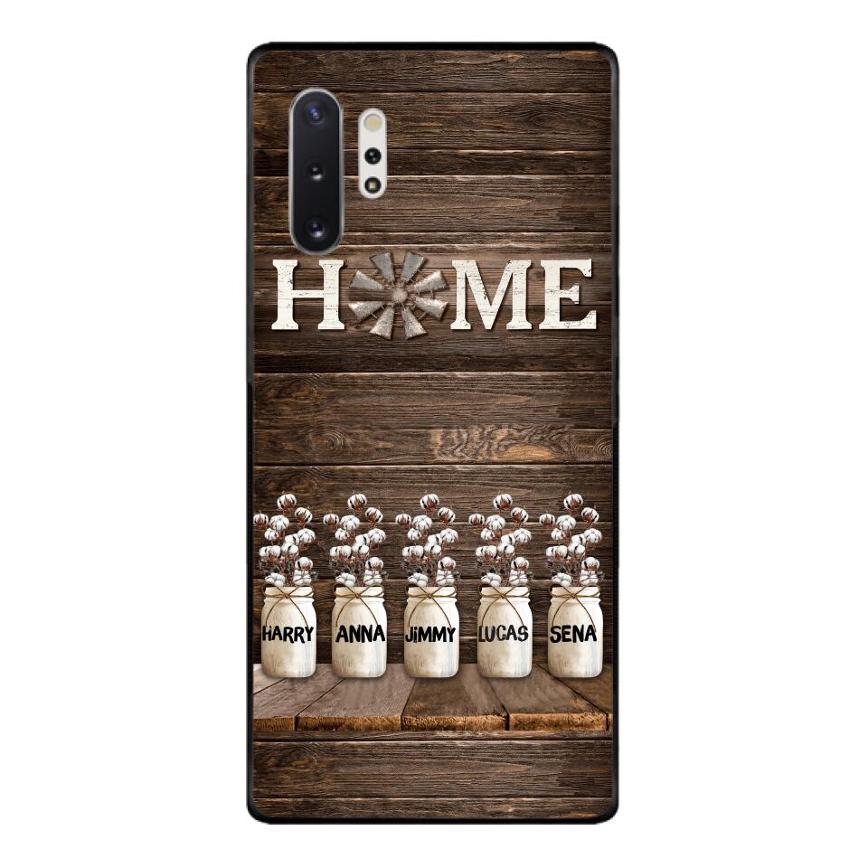PERSONALIZED HOME MEMBER NAME PHONECASE VHVQ0703