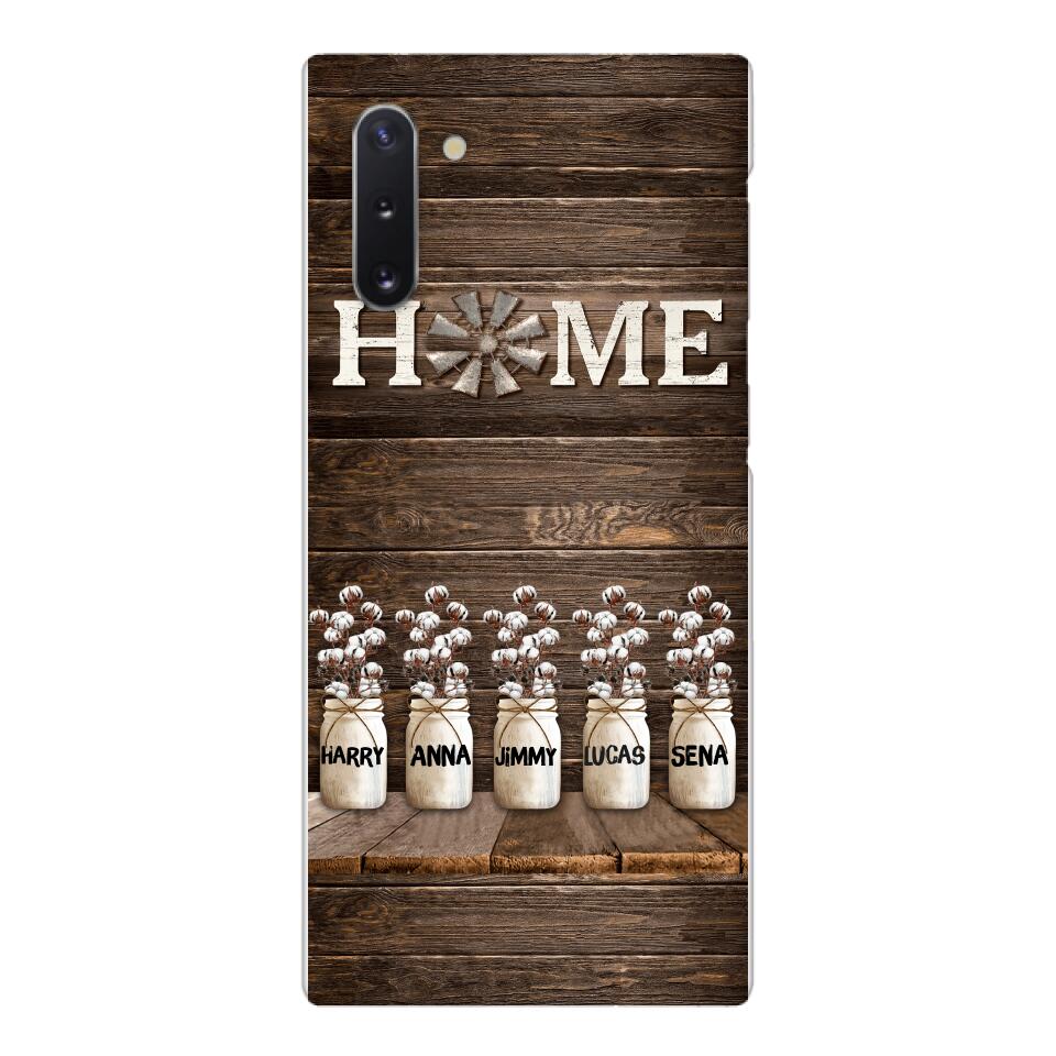 PERSONALIZED HOME MEMBER NAME PHONECASE VHVQ0703