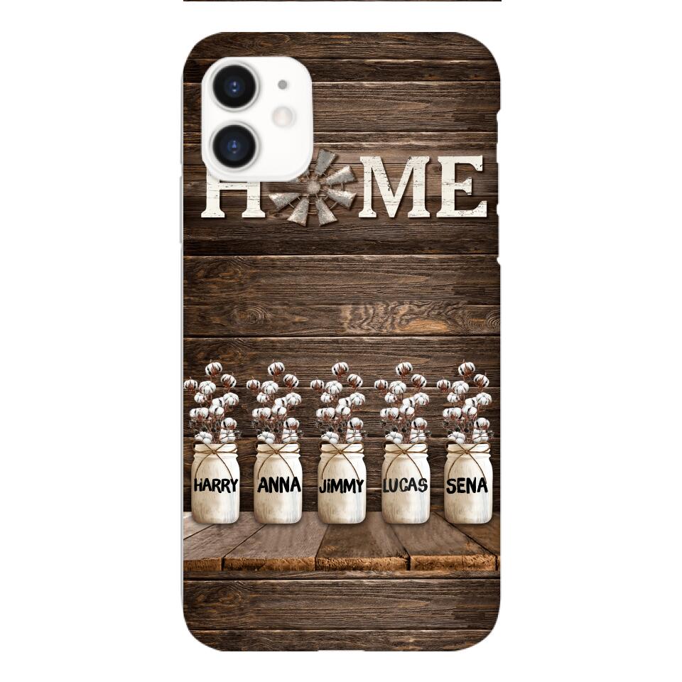 PERSONALIZED HOME MEMBER NAME PHONECASE VHVQ0703