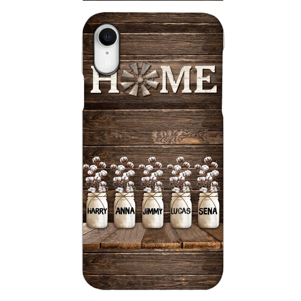 PERSONALIZED HOME MEMBER NAME PHONECASE VHVQ0703