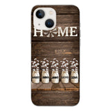 PERSONALIZED HOME MEMBER NAME PHONECASE VHVQ0703