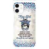 PERSONALIZED MAY GIRL A MOUTH SHE CAN'T CONTROL PHONECASE QTHC1003