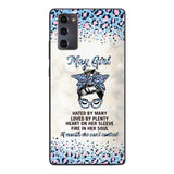 PERSONALIZED MAY GIRL A MOUTH SHE CAN'T CONTROL PHONECASE QTHC1003