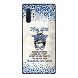 PERSONALIZED MAY GIRL A MOUTH SHE CAN'T CONTROL PHONECASE QTHC1003