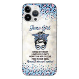 PERSONALIZED JUNE GIRL A MOUTH SHE CAN'T CONTROL PHONECASE QTHC1003