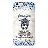 PERSONALIZED JUNE GIRL A MOUTH SHE CAN'T CONTROL PHONECASE QTHC1003