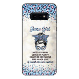 PERSONALIZED JUNE GIRL A MOUTH SHE CAN'T CONTROL PHONECASE QTHC1003