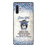 PERSONALIZED JUNE GIRL A MOUTH SHE CAN'T CONTROL PHONECASE QTHC1003