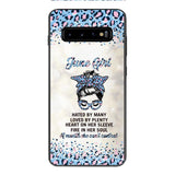 PERSONALIZED JUNE GIRL A MOUTH SHE CAN'T CONTROL PHONECASE QTHC1003