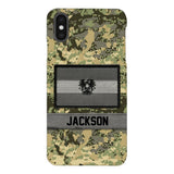 Personalized Austrian Soldier Camo Phone Case Printed 22MAR-MQ11
