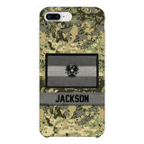 Personalized Austrian Soldier Camo Phone Case Printed 22MAR-MQ11
