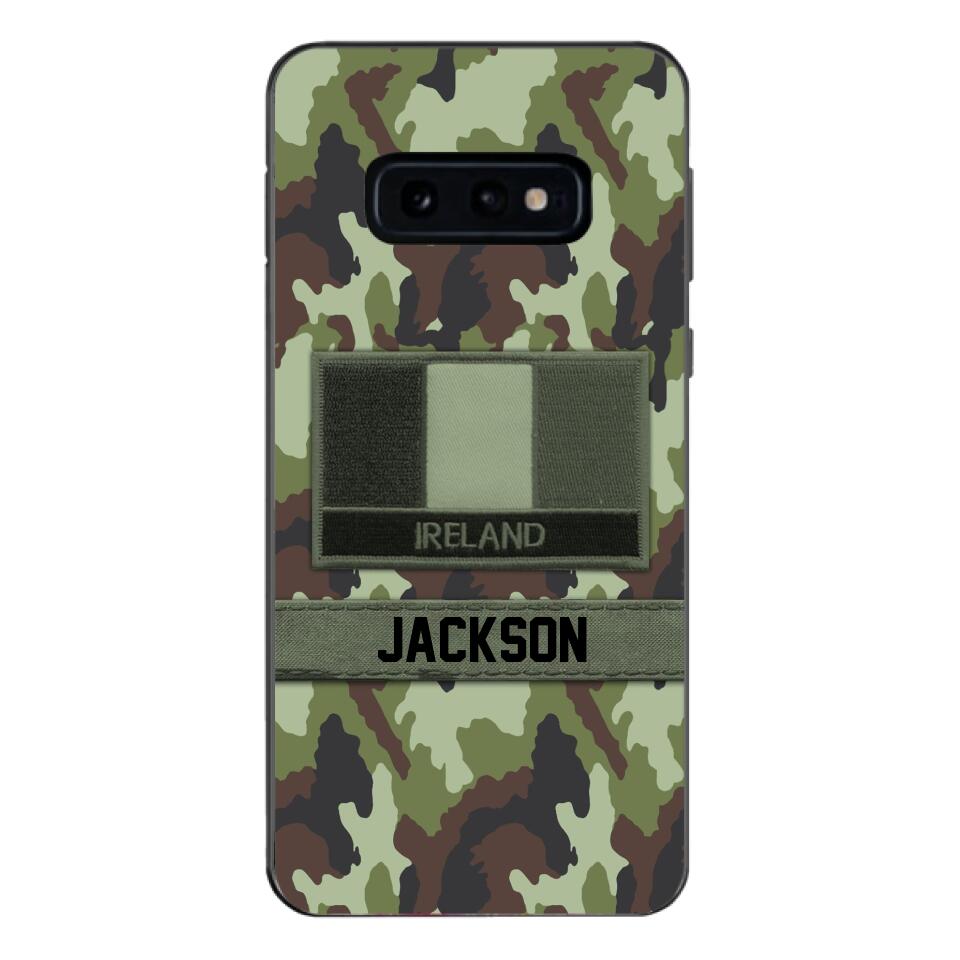 Personalized Irish Soldier Camo Phone Case Printed 22MAR-MQ11