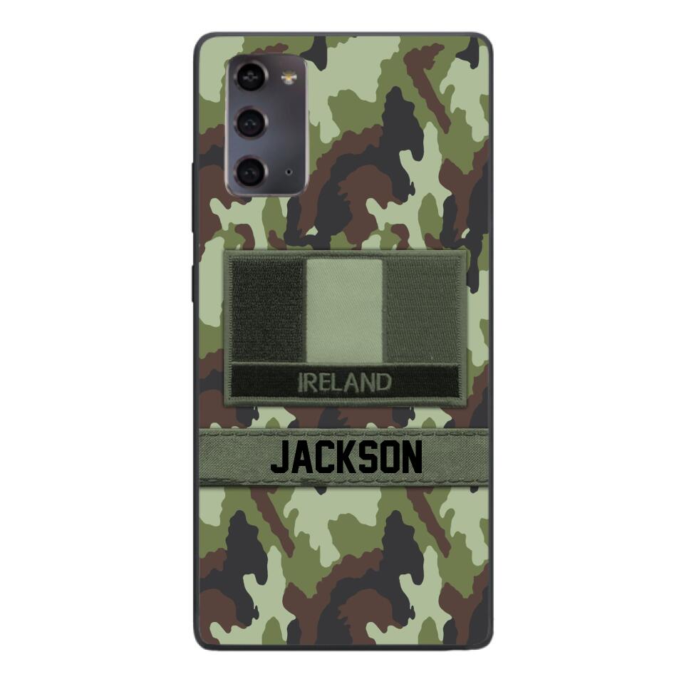Personalized Irish Soldier Camo Phone Case Printed 22MAR-MQ11