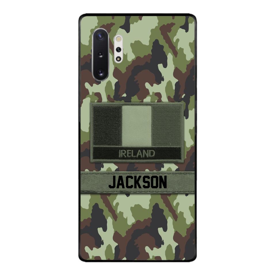 Personalized Irish Soldier Camo Phone Case Printed 22MAR-MQ11