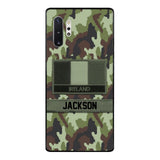 Personalized Irish Soldier Camo Phone Case Printed 22MAR-MQ11
