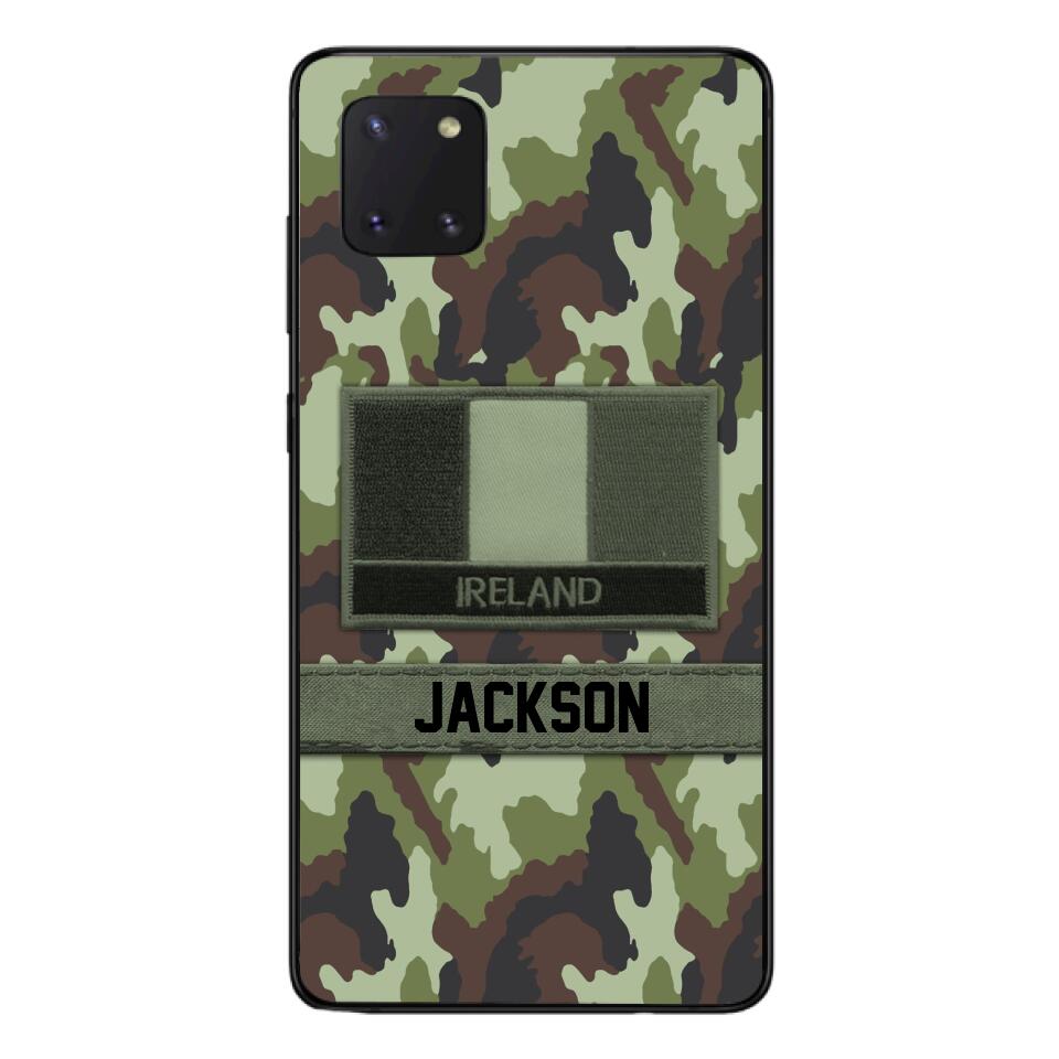 Personalized Irish Soldier Camo Phone Case Printed 22MAR-MQ11