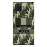 Personalized Irish Soldier Camo Phone Case Printed 22MAR-MQ11