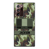 Personalized Irish Soldier Camo Phone Case Printed 22MAR-MQ11