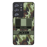 Personalized Irish Soldier Camo Phone Case Printed 22MAR-MQ11