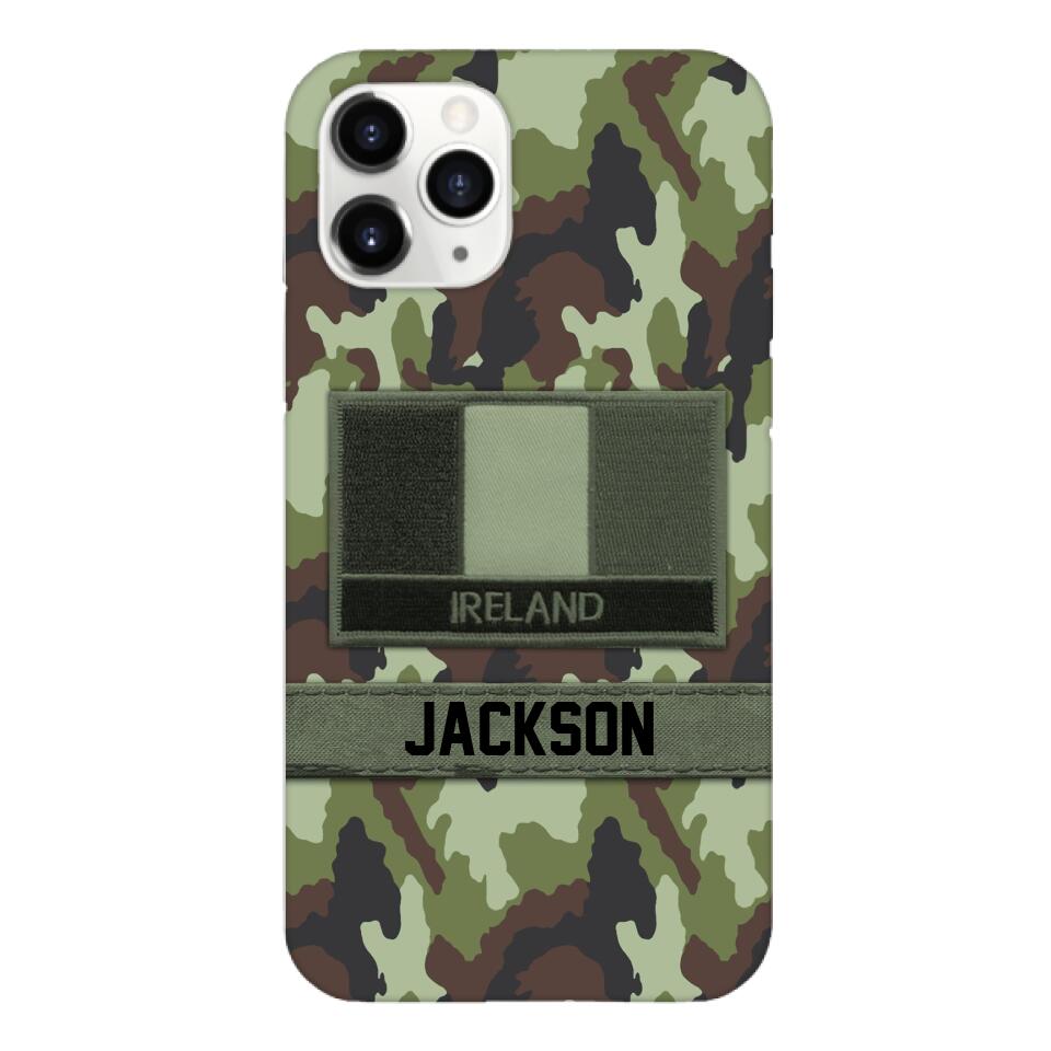 Personalized Irish Soldier Camo Phone Case Printed 22MAR-MQ11