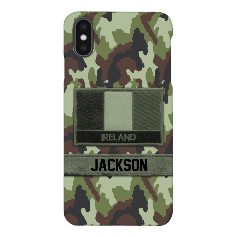 Personalized Irish Soldier Camo Phone Case Printed 22MAR-MQ11
