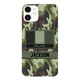 Personalized Irish Soldier Camo Phone Case Printed 22MAR-MQ11