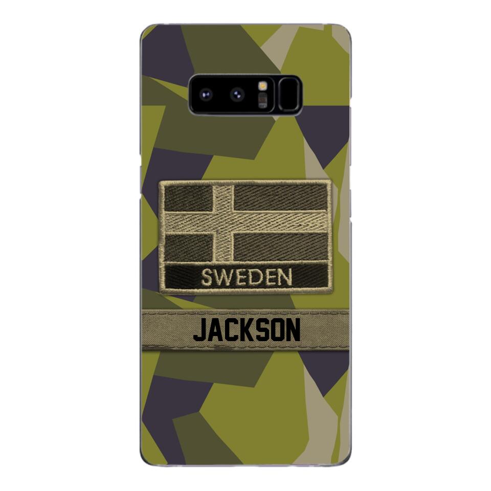 Personalized Swedish Soldier Camo Phone Case Printed 22MAR-MQ11