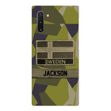 Personalized Swedish Soldier Camo Phone Case Printed 22MAR-MQ11