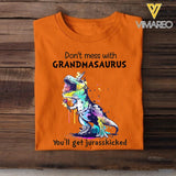 PERSONALIZED Nickname Grandmasaurus TSHIRT QTHC1503