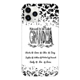 Personalized Blessed To Be Called Grandma Kid Name Phonecase DMVQ1503