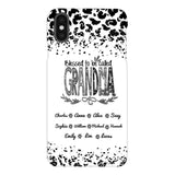 Personalized Blessed To Be Called Grandma Kid Name Phonecase DMVQ1503