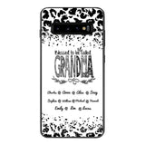 Personalized Blessed To Be Called Grandma Kid Name Phonecase DMVQ1503