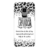 Personalized Blessed To Be Called Grandma Kid Name Phonecase DMVQ1503