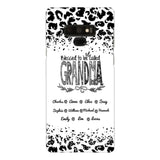 Personalized Blessed To Be Called Grandma Kid Name Phonecase DMVQ1503