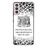 Personalized Blessed To Be Called Grandma Kid Name Phonecase DMVQ1503