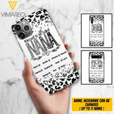 Personalized Blessed To Be Called Grandma Kid Name Phonecase DMVQ1503