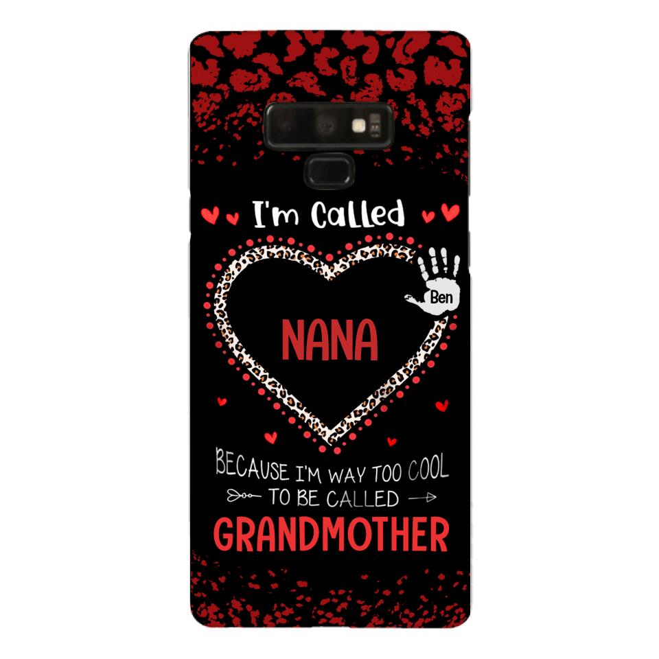 I'm called be nana Phonecase T3Q